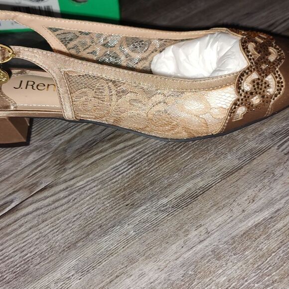 J.Renée Faleece Slingback Pump  Beige  Sz 8.5W NEW - Picture 8 of 8